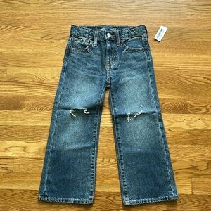 NWT High Rise Baggy Wide Leg Girls Jeans-Size 6.